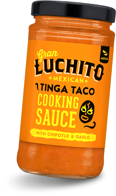 Tinga Taco Cooking Sauce jar
