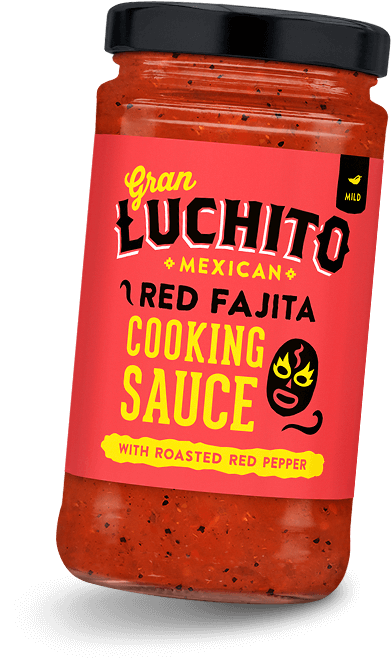 Red fajita cooking sauce