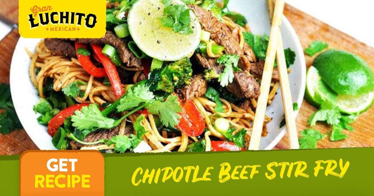 Chipotle Beef Stir Fry - Mexican Wok 'n' Roll
