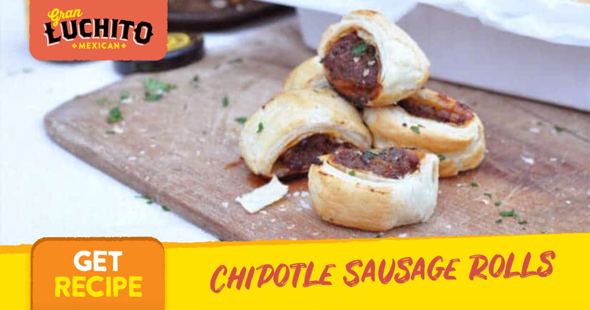 Chipotle Sausage Rolls Easy with a delicious smoky kick