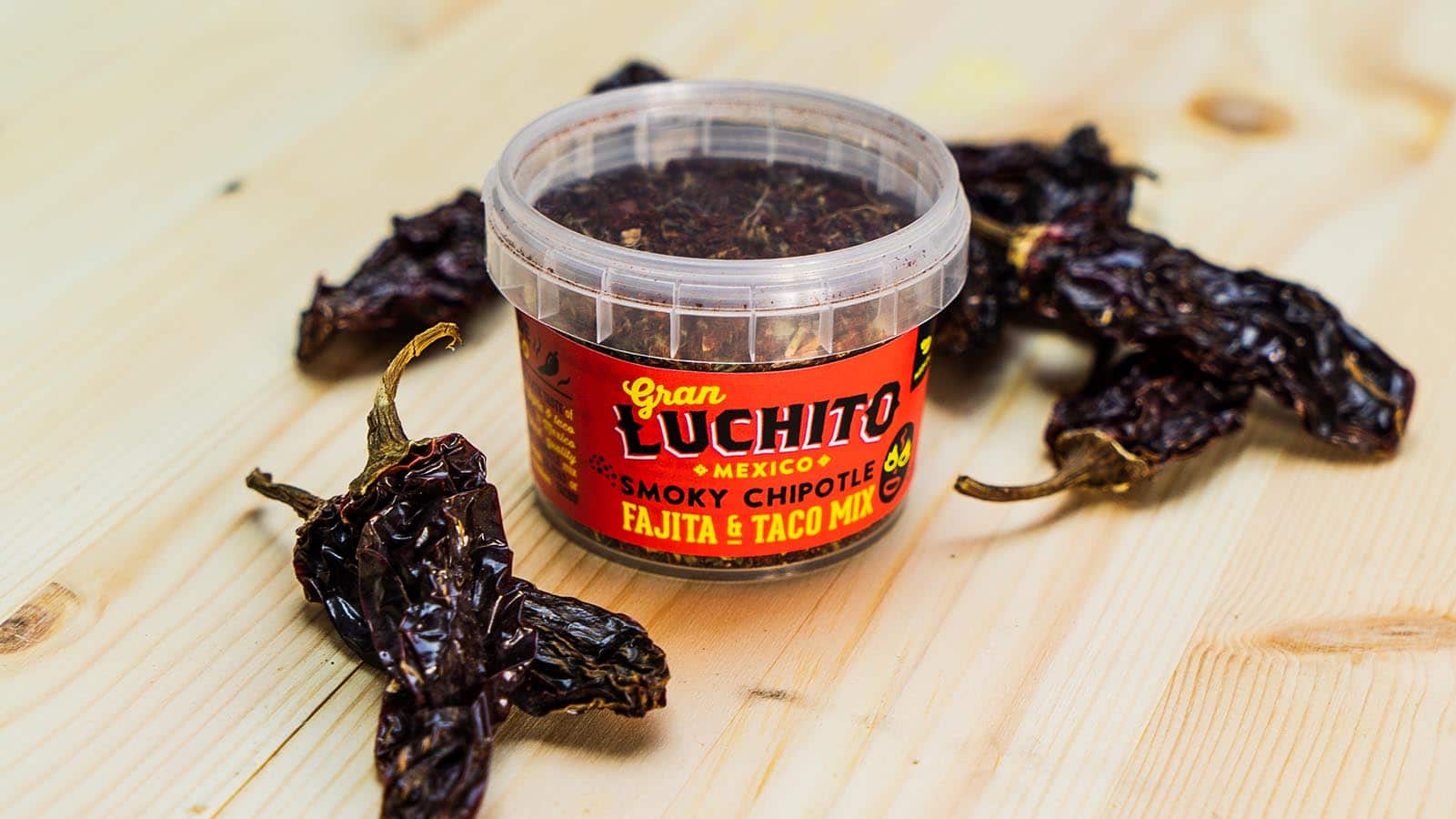 Smoky Chipotle Fajita and Taco Mix Gran Luchito Authentic Mexican