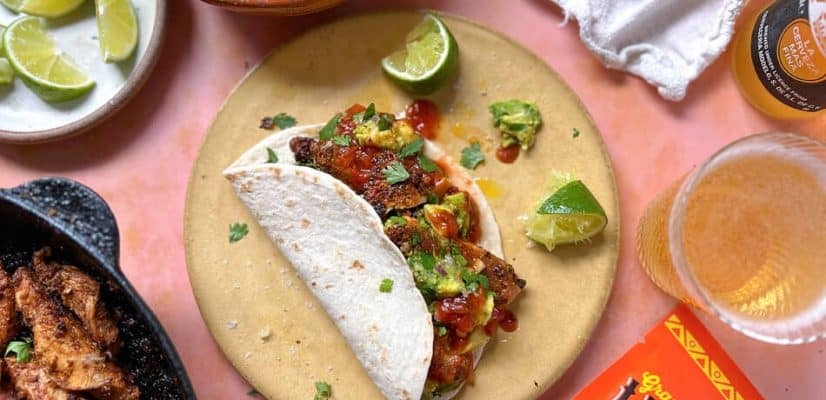 Chicken Tacos finished product