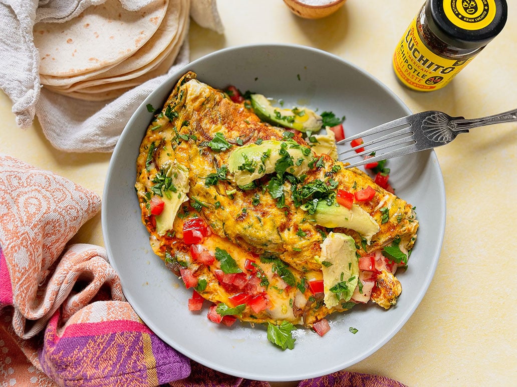 Easy Mexican Omelette Recipe Deporecipe co
