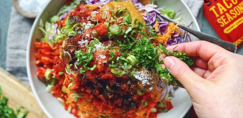 Mexican Coleslaw prep 3