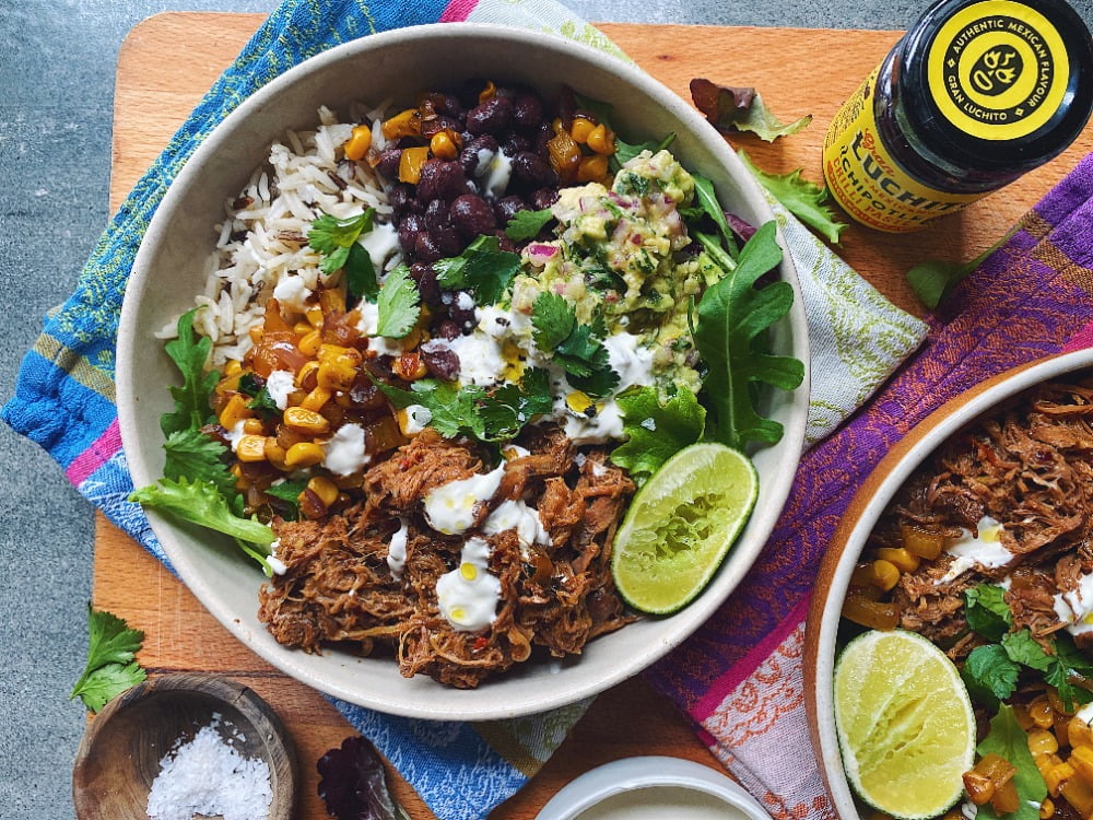 Pulled Pork Burrito Bowl