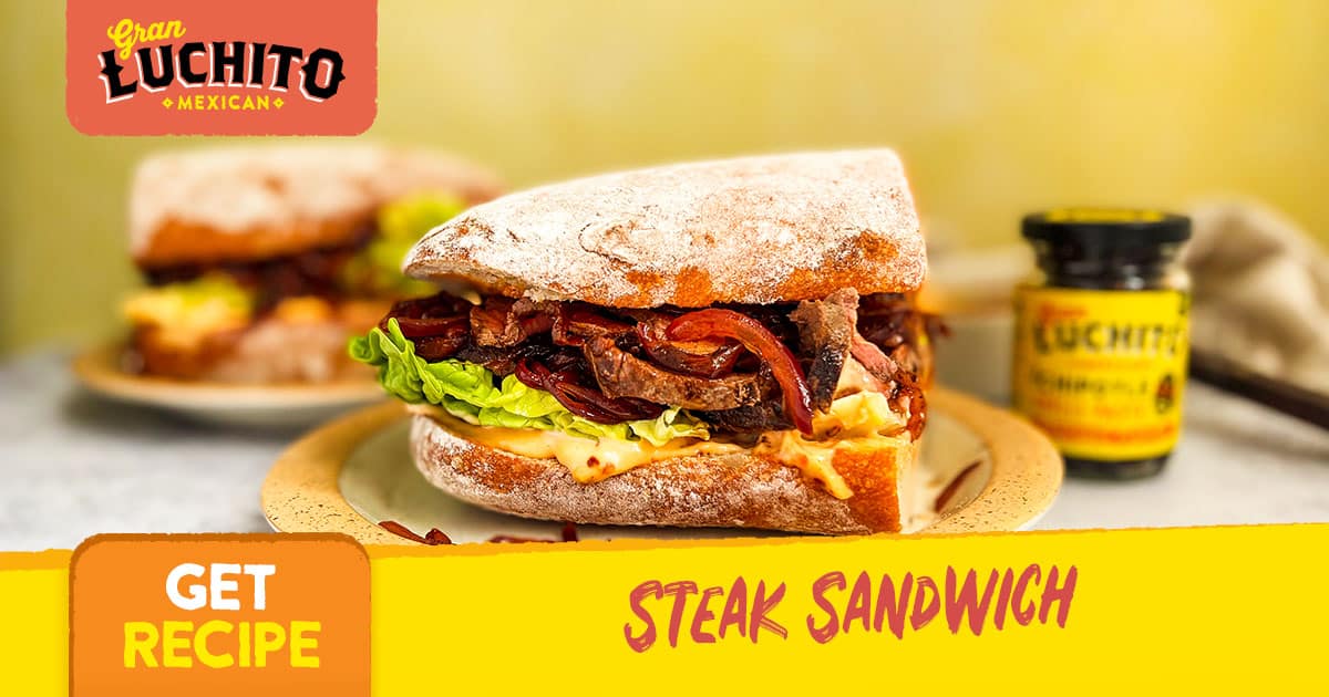 Steak Sandwich | Caramelised Onion & Macha Mayo
