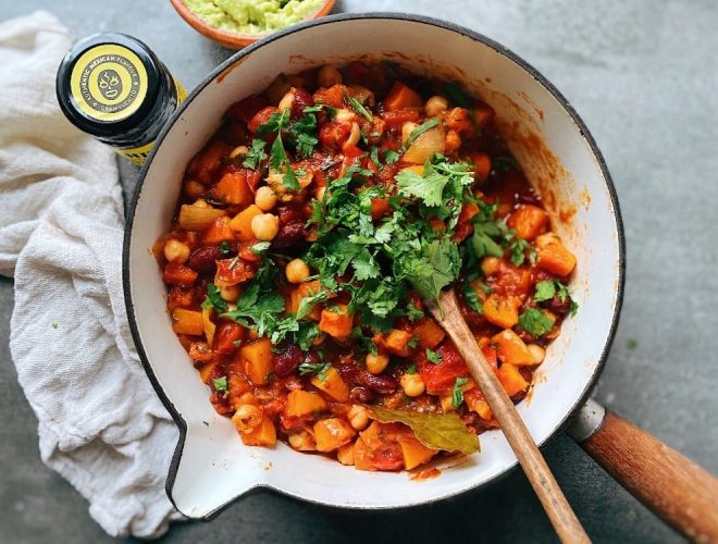 Vegan Chilli Con Carne prep step