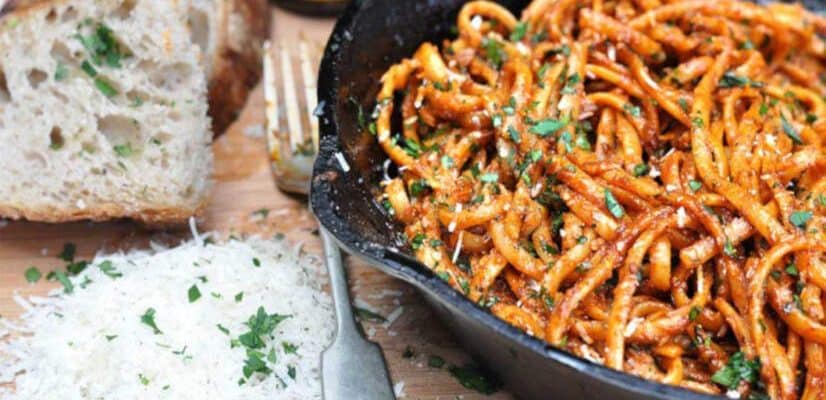 Chipotle Anchovy Pasta