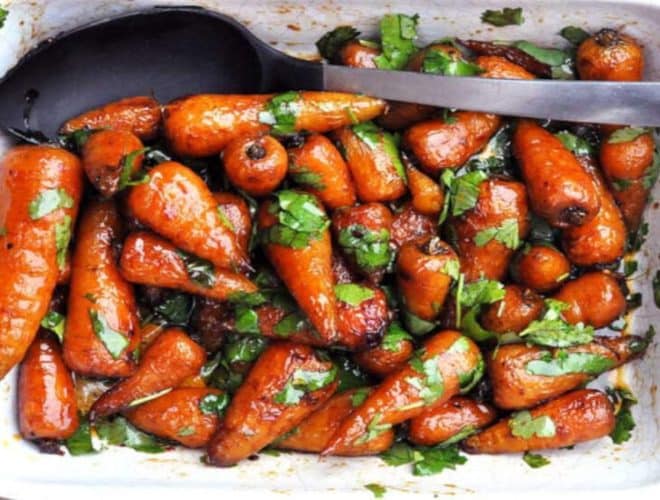Chipotle Honey Roasted Carrots
