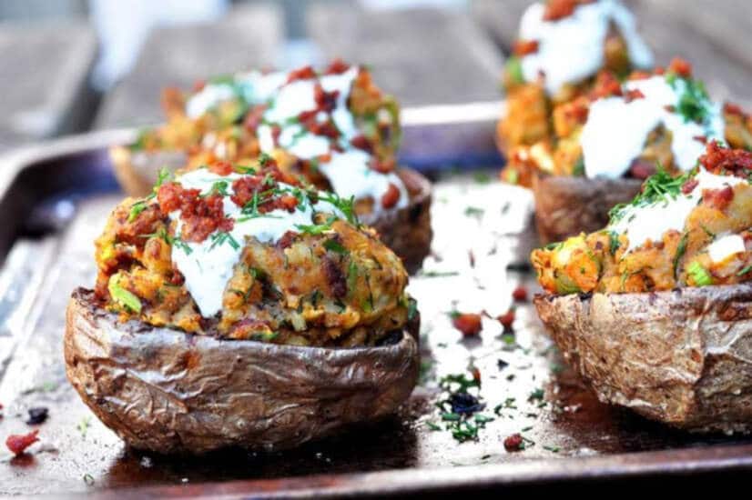 Homemade Loaded Potato Skins Recipe Gran Luchito