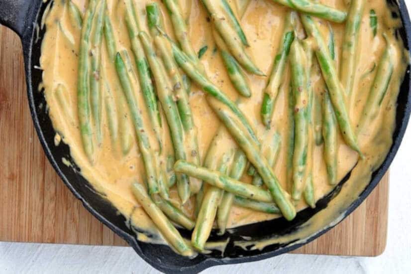 Green Bean Bake Recipe Crispy Top With a Cheesy Middle