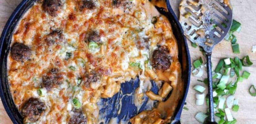 Meatball Mac and Cheese