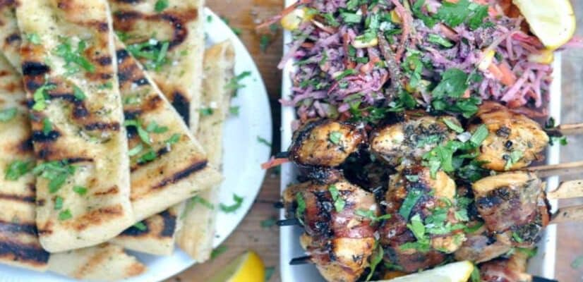 Monkfish Kebabs