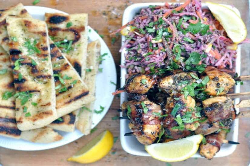 Monkfish Kebabs