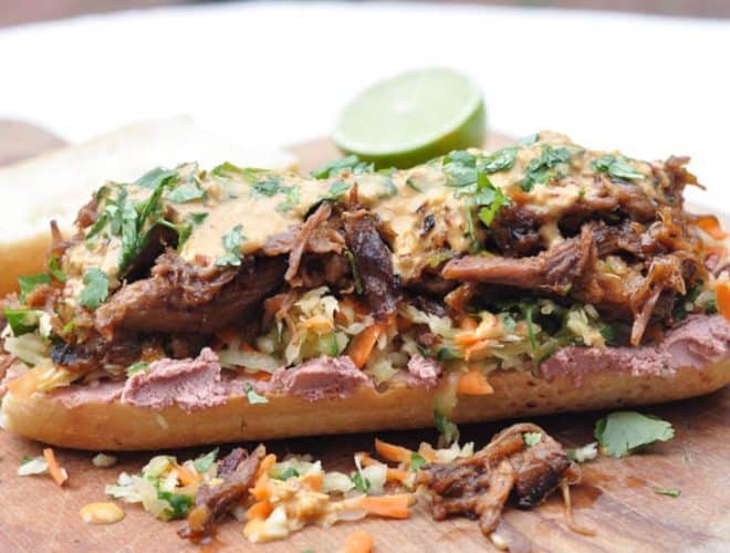 Pulled Pork Banh Mi