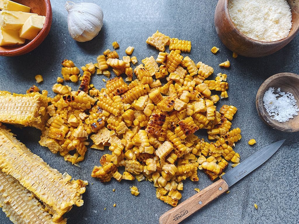 Mexican food with Mexican Corn