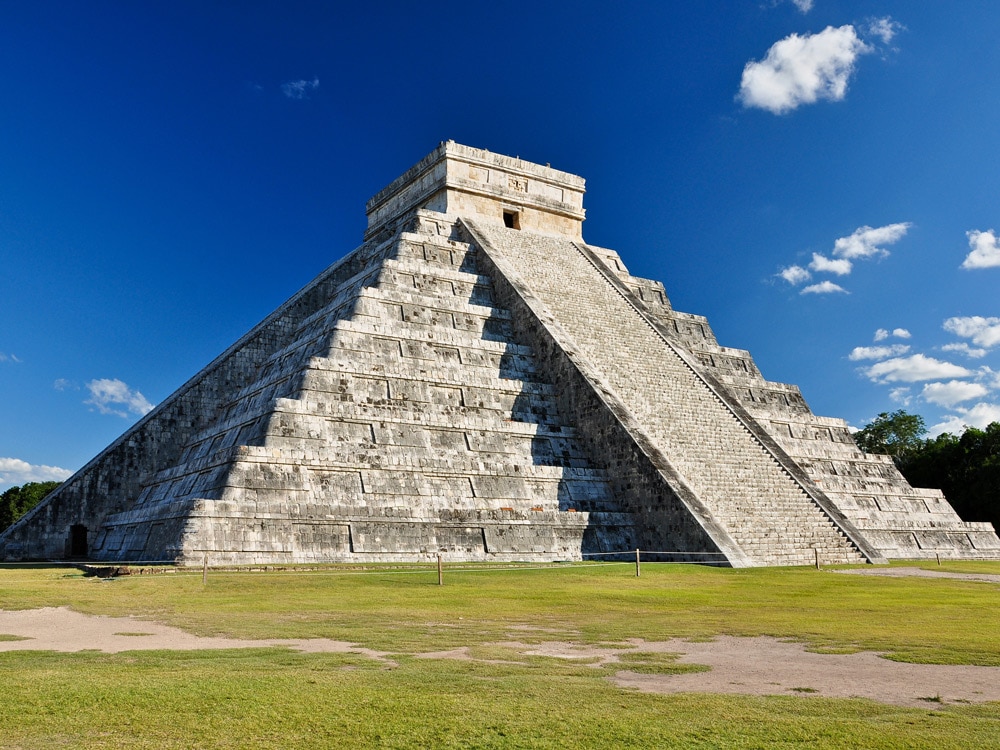 Caribbean Coast Mexico in Chichen Itza Yucatan