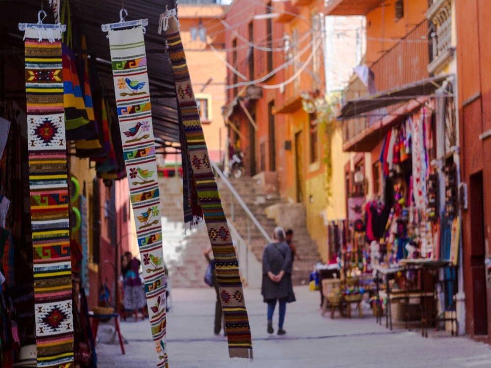 souvenirs in market