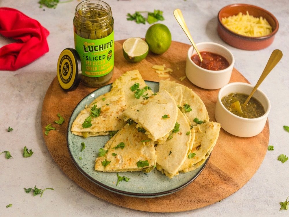 Quesadilla with Cactus | Gran Luchito Authentic Mexican Recipes