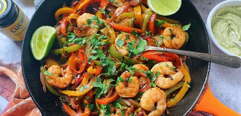 Mexican Food - Prawn Fajitas