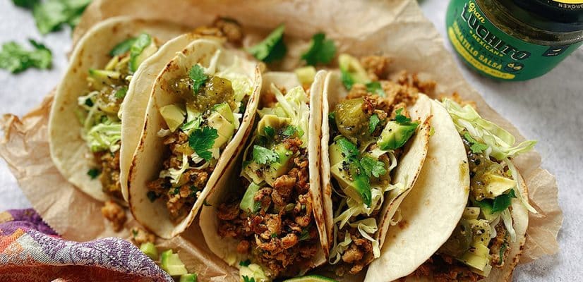 turkey mince tacos finished dish