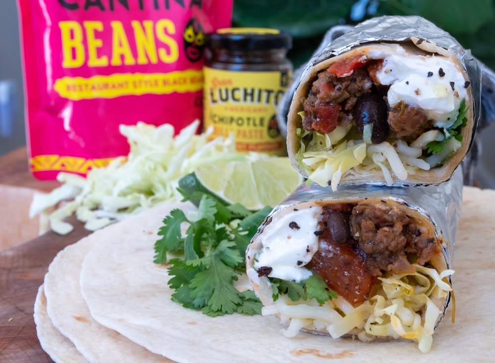 Chilli Con Carne Burrito Gran Luchito Authentic Mexican Recipes