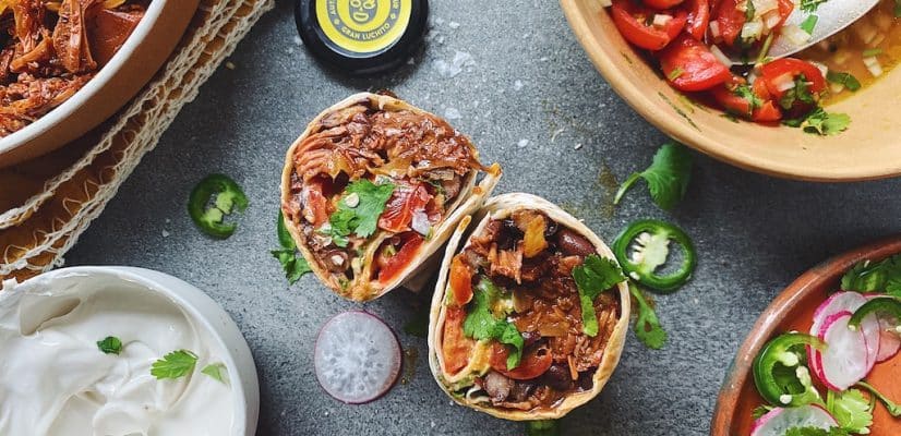 Spicy Jackfruit Burrito