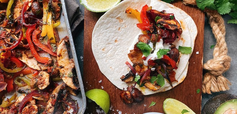 Mushroom Fajitas