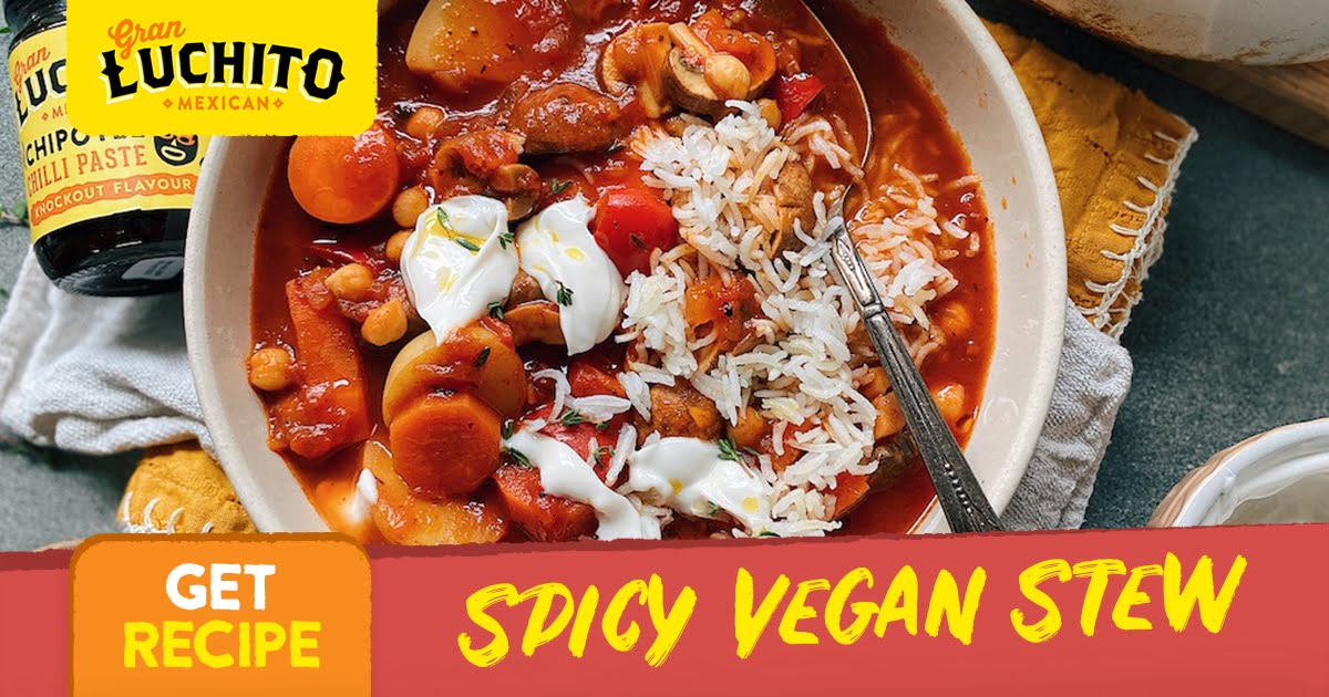 Vegan Mexican Stew Recipe With Chickpeas | Gran Luchito