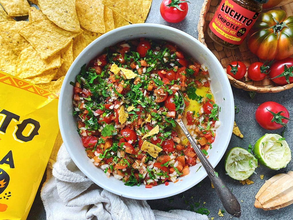 Pico de Gallo - what to serve with burritos