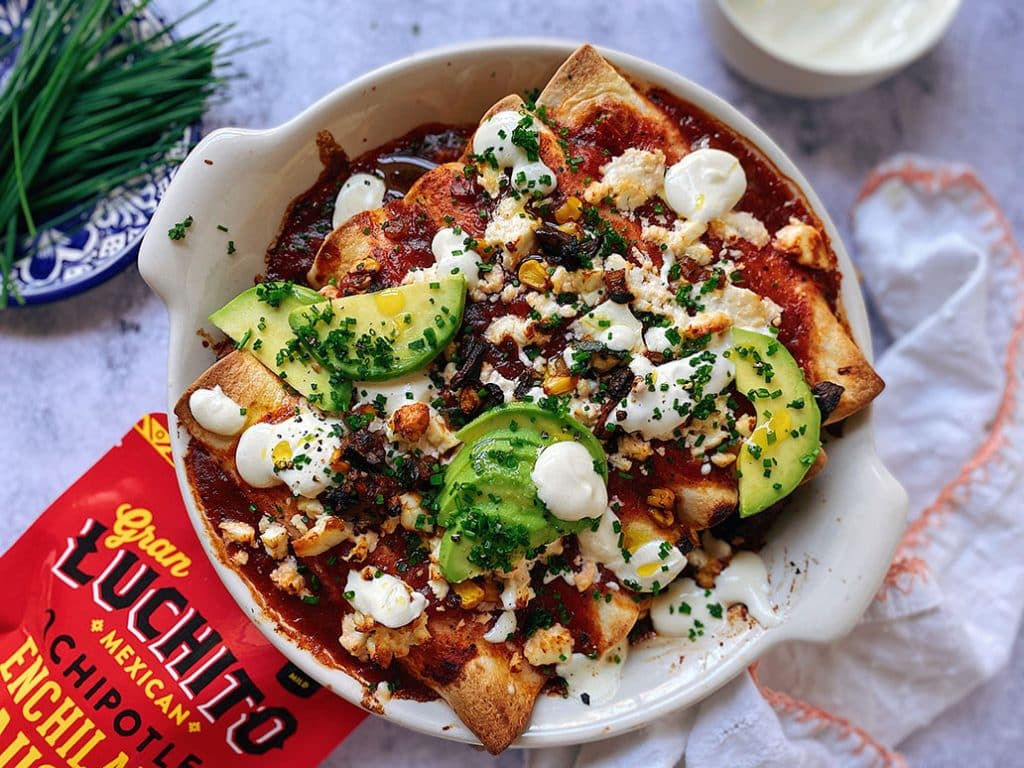 Vegetarian Enchiladas, Mexican recipes