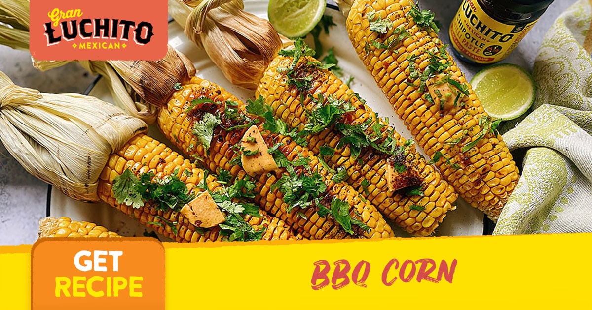BBQ Corn On The Cob With Chipotle | Gran Luchito