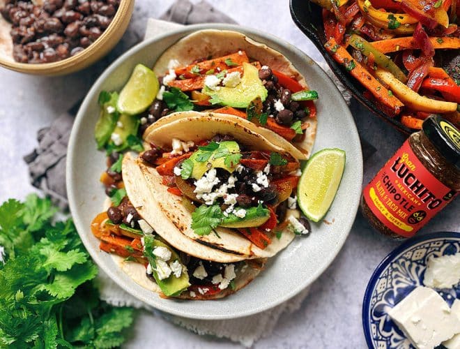 Vegetarian Mexican Recipes with Vegetarian fajitas