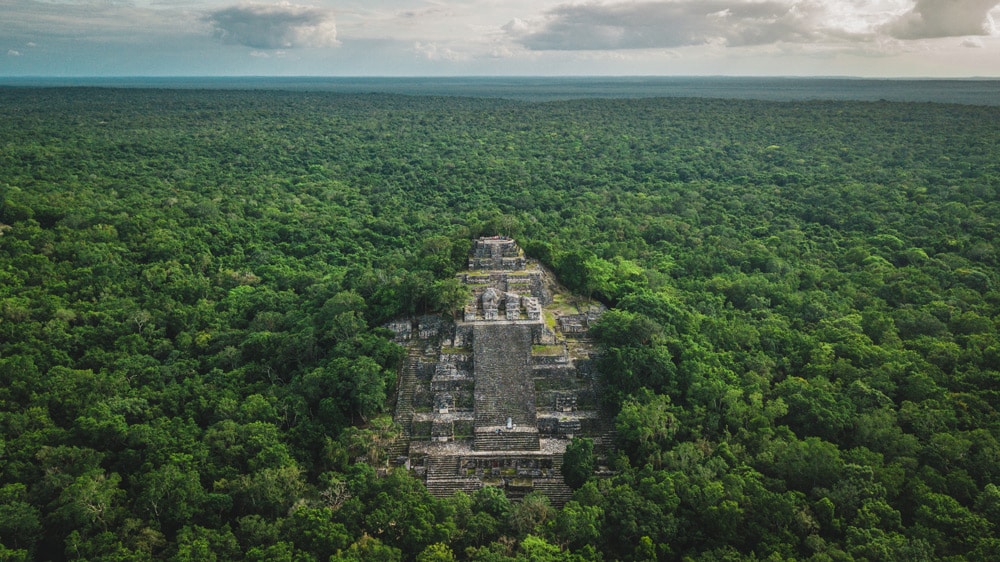 Caribbean Coast Mexico in Calakmul