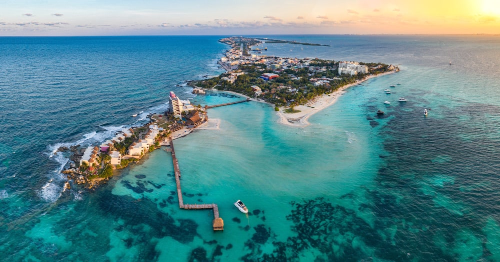 Caribbean Coast Mexico in Isla Mujeres