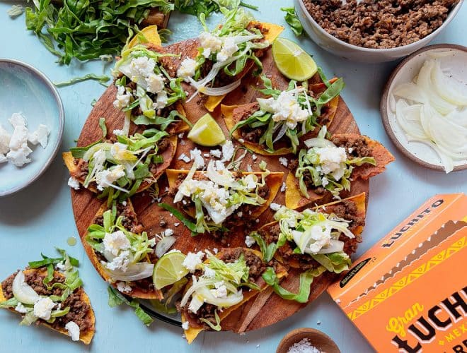 Mexican Lunch Ideas featuring Classic Tostada