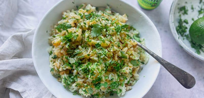 Lime and Coriander Rice