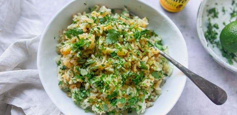 Lime and Coriander Rice hero 1