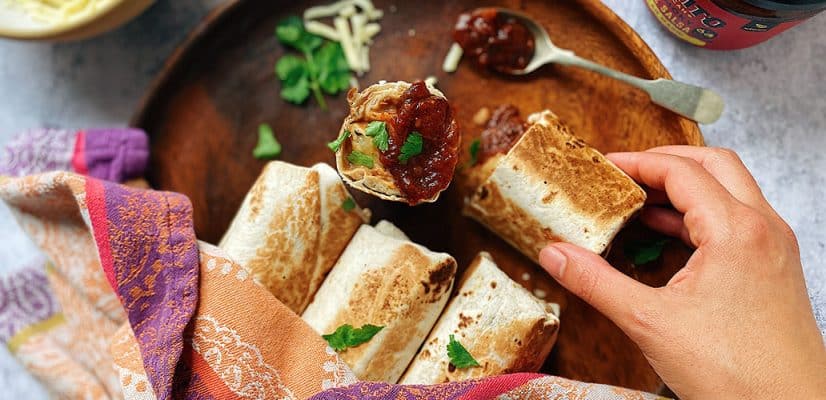Mexican Meals on a Budget - Refried Bean Burrito