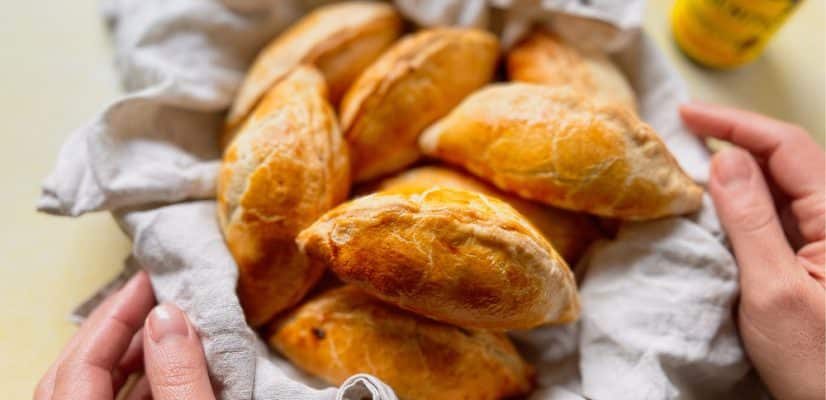 Mexican Starters - Air Fryer Empanadas finished dish