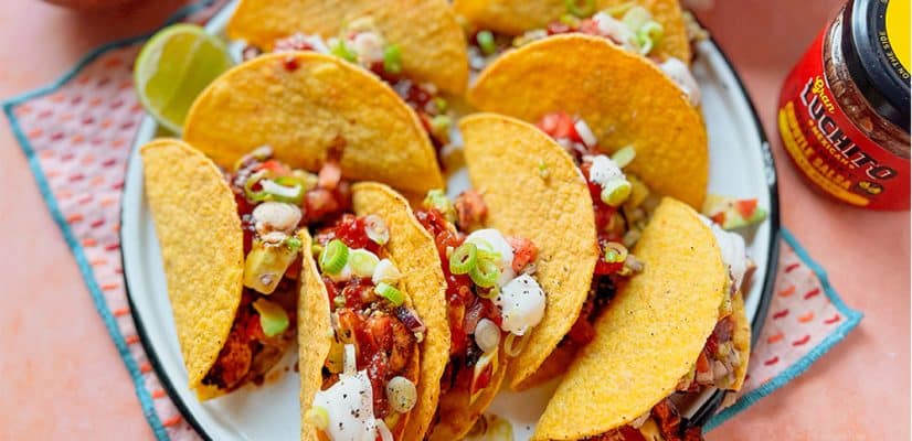 Crunchy Chicken Taco steps images - Easy Mexican Recipe