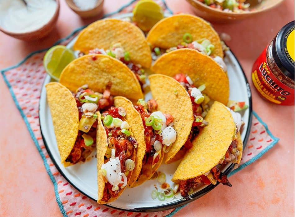 Crunchy Chicken Taco steps images