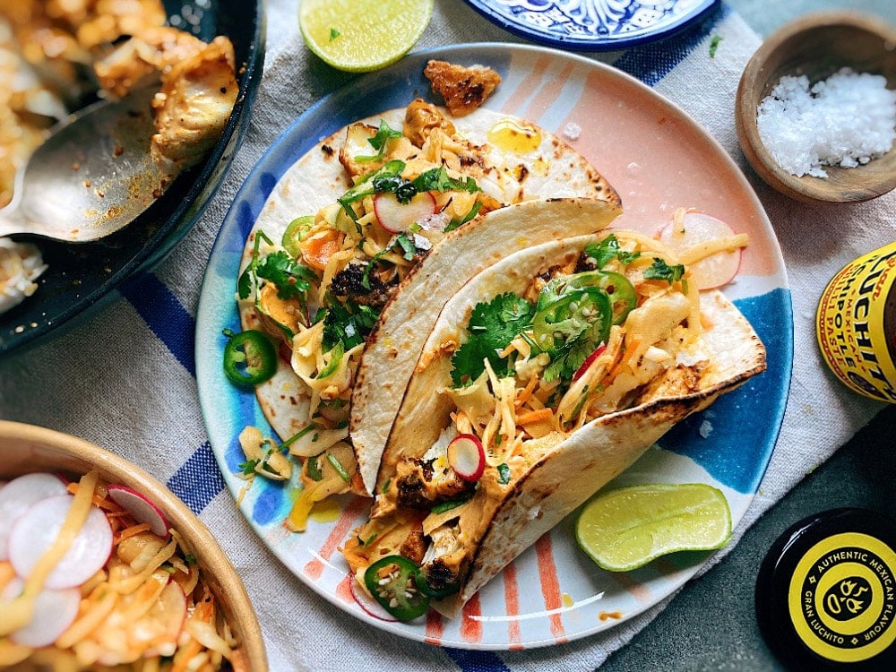 Fish Tacos - finished dish