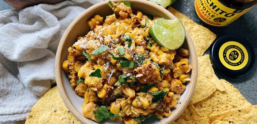 Mexican Corn finished dish