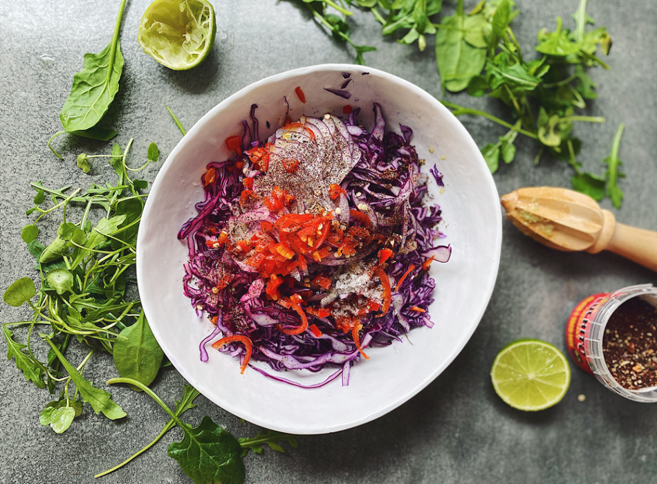 Pulled Pork Tacos prep step