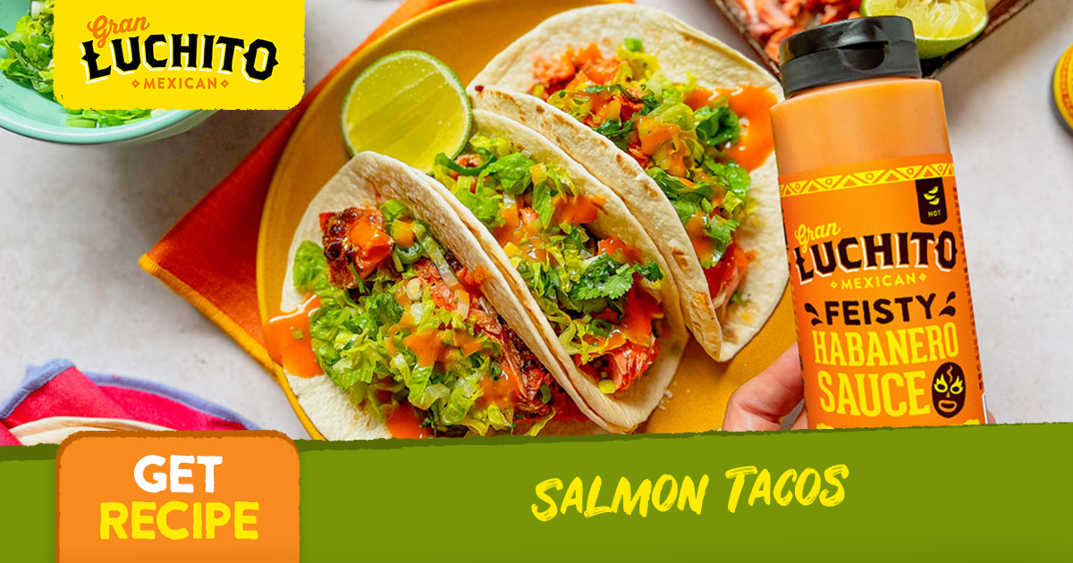 Healthy Mexican Salmon Tacos Recipe | Gran Luchito