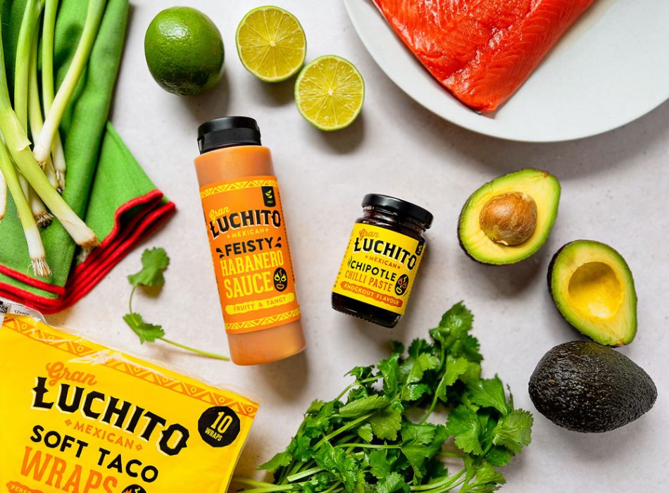 Salmon Tacos ingredients