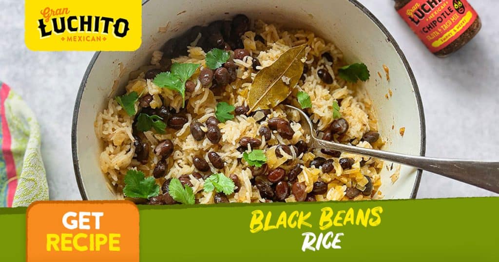 Black Beans Rice social media recipe