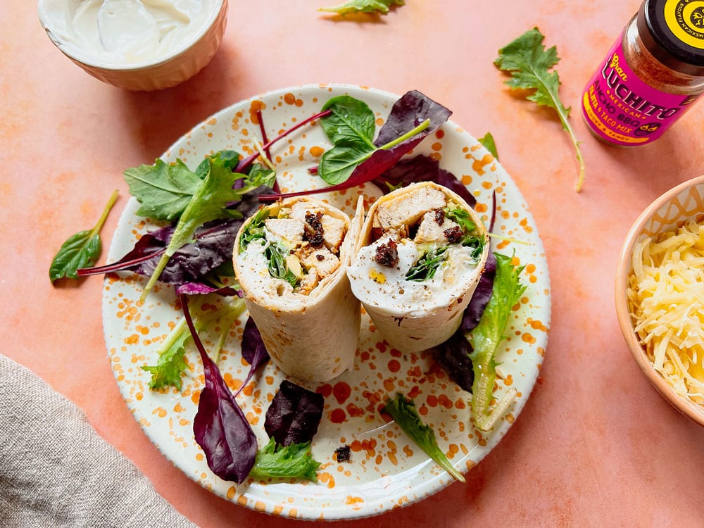 Easy Chicken Burrito