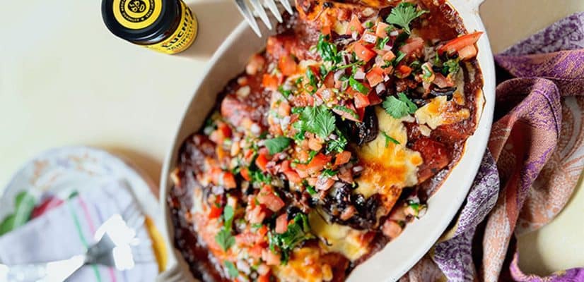 Gran Luchito - Steak Enchiladas finished dish - Enchiladas Recipes